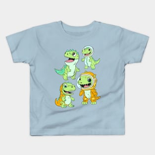 Kids Dinosaurs in Space, Dino Explorers! Kids T-Shirt